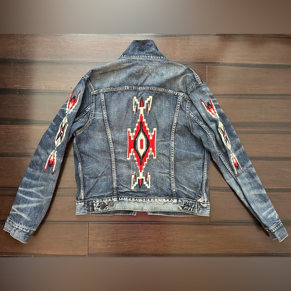 Rare Ralph Lauren Denim & Supply Aztec Jacket M - Picture 2 of 16